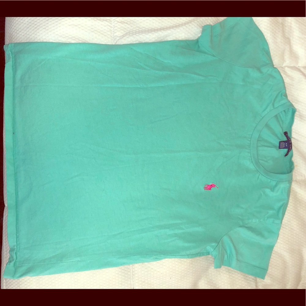 Mint green polo tshirt